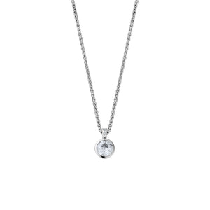 DAHLIA White Gold Diamond Necklace