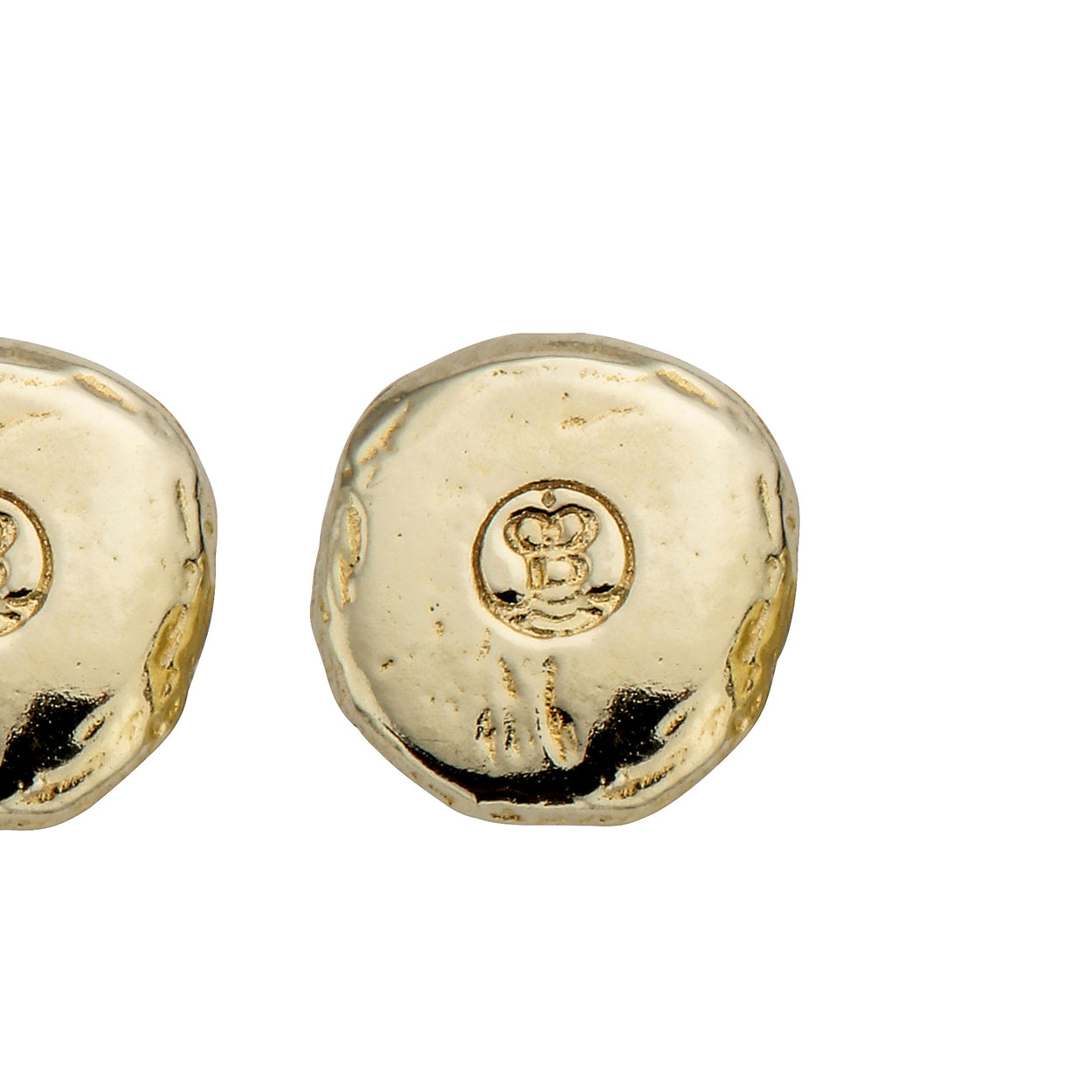 Gold Mini Moon Single Stud Earring
