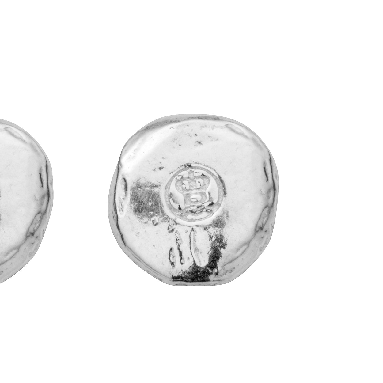 Silver Mini Moon Single Stud Earring