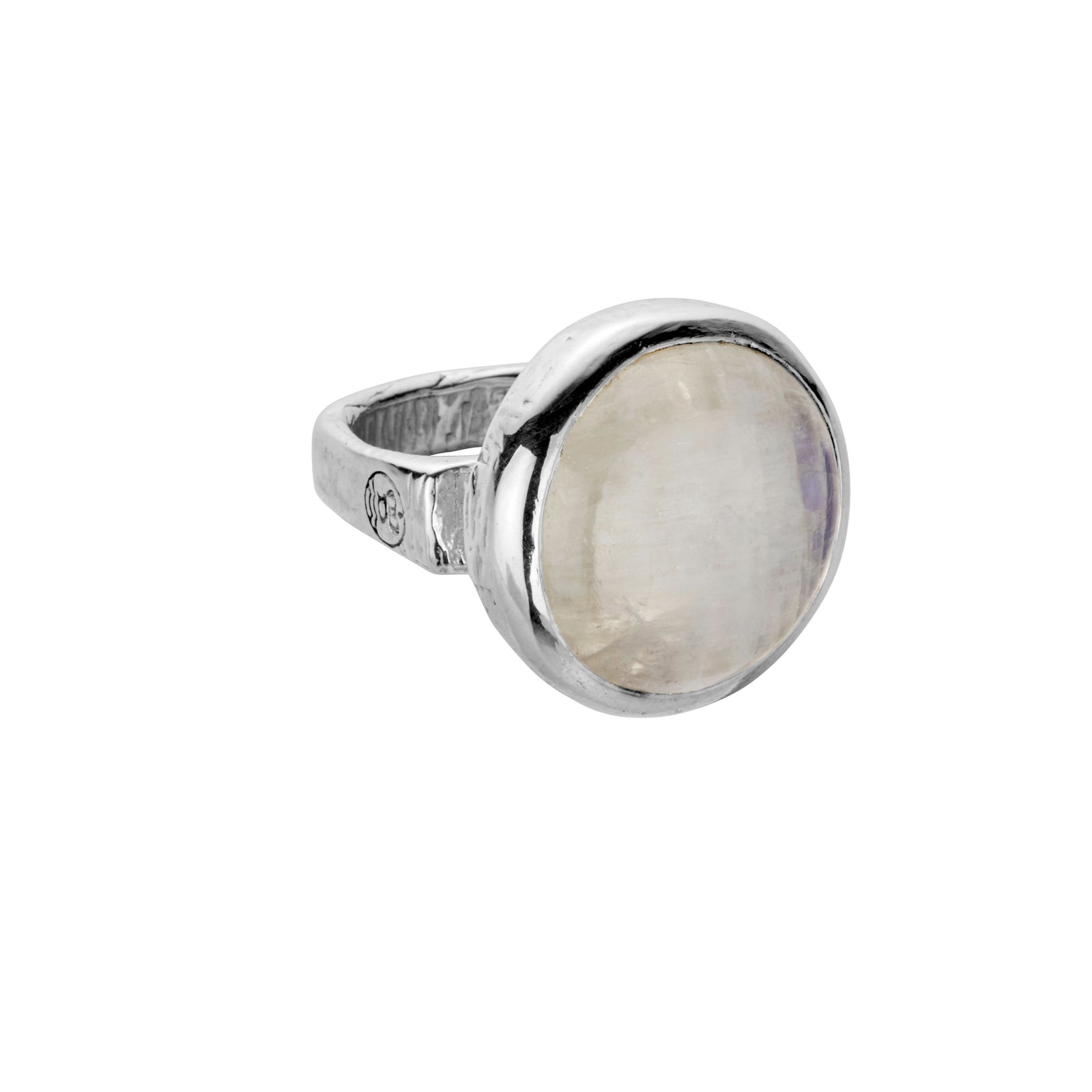 Silver Moonstone Maxi Mood Ring