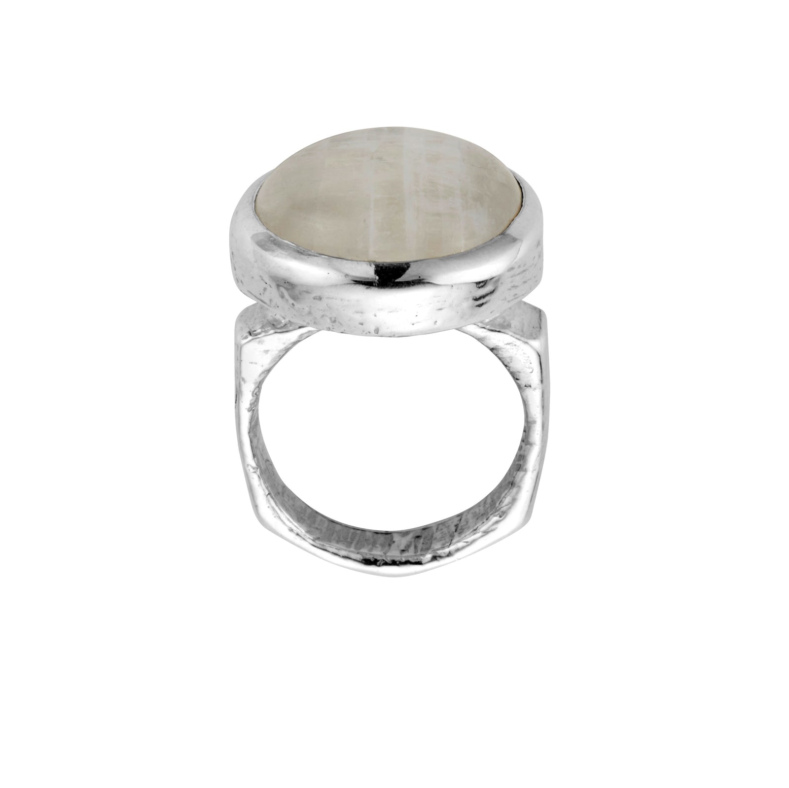 Silver Moonstone Maxi Mood Ring