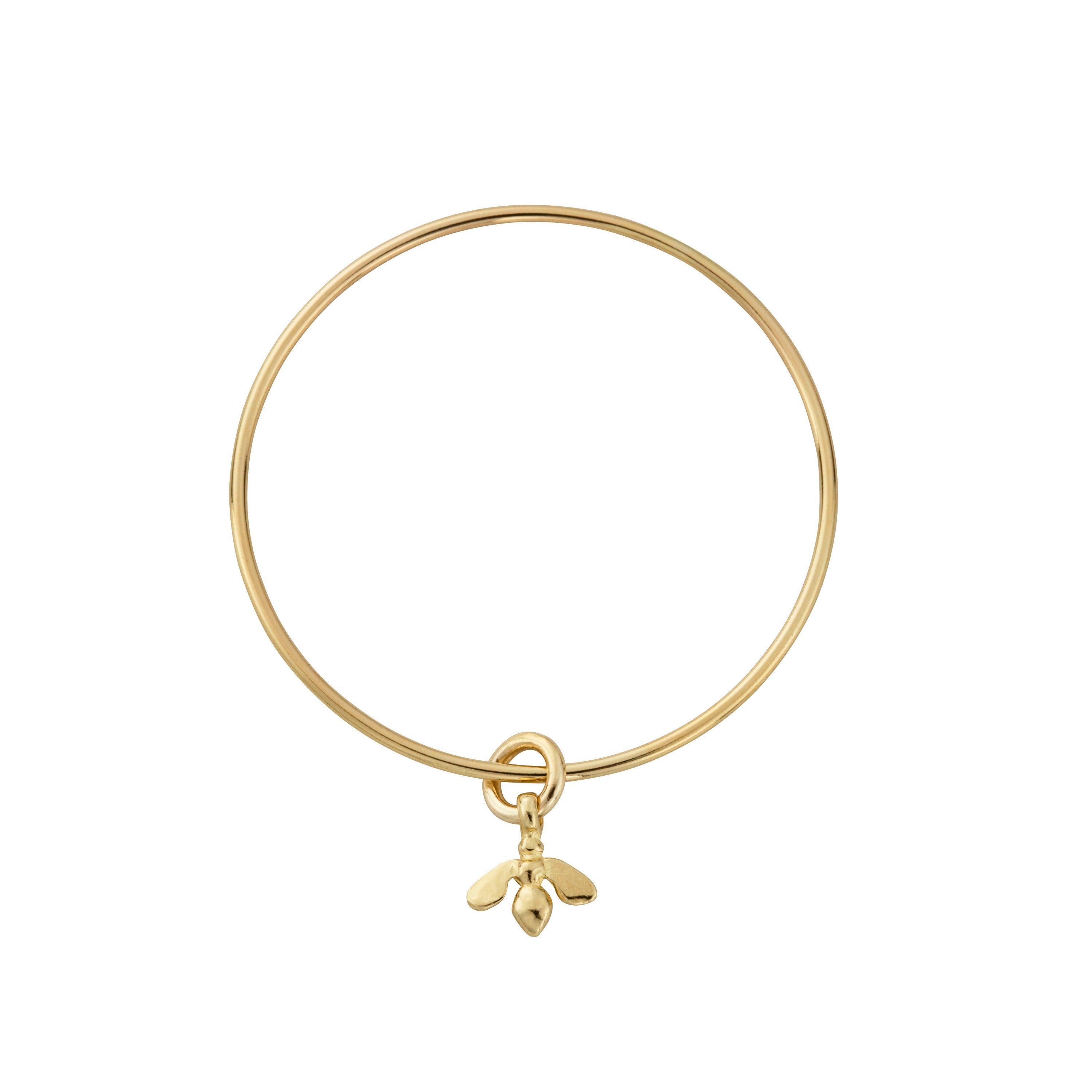 Gold Mini Honey Bee Bangle