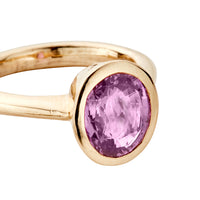 ESTHER Gold Pink Sapphire Ring