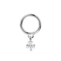 Silver Falling Baby Shamrock Ring