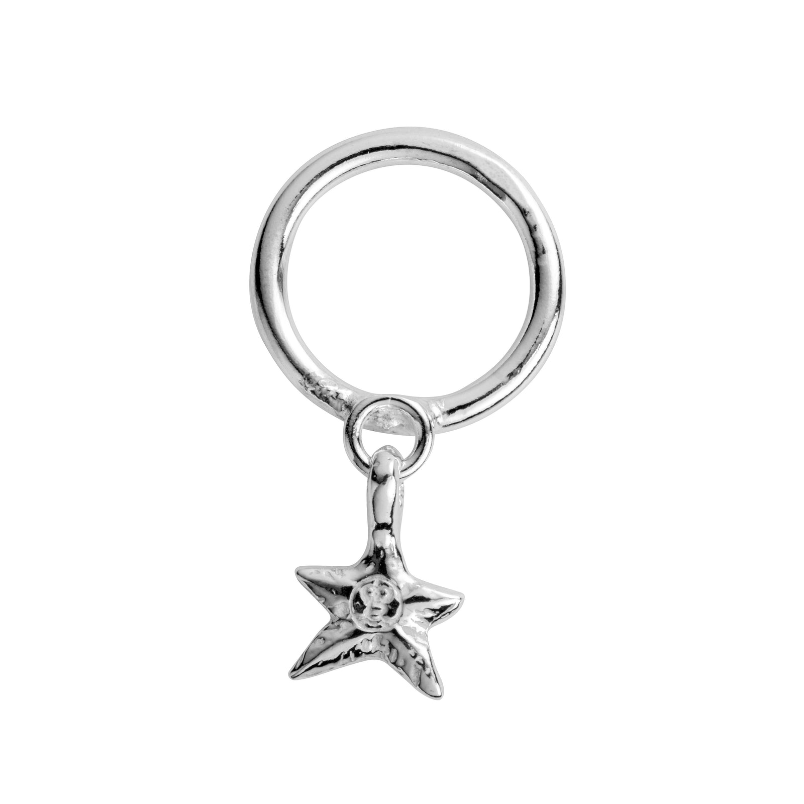 Silver Mini Star Falling Ring