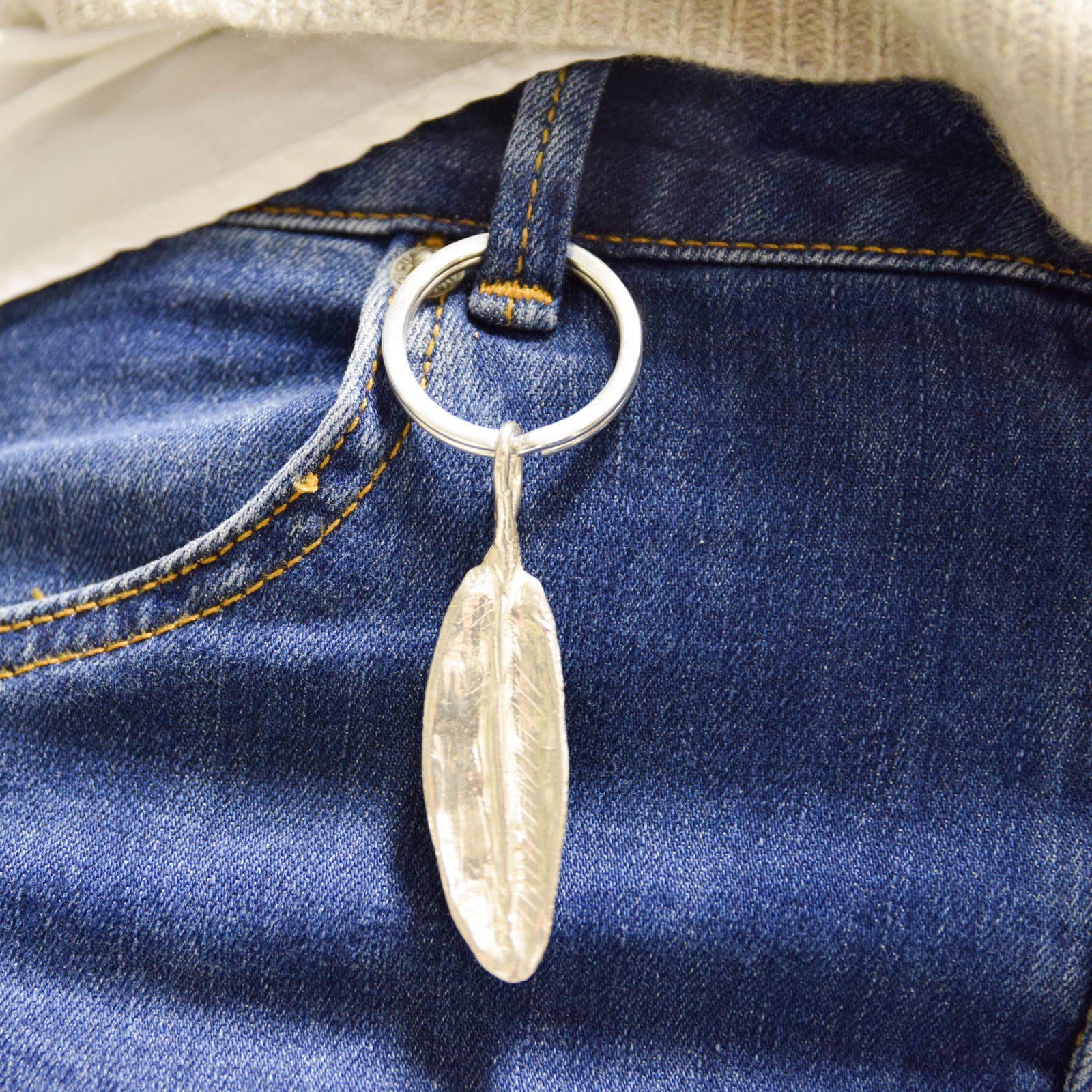 Maxi Leaf Key Ring