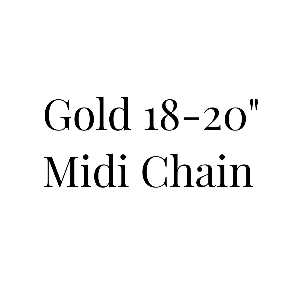 Gold Midi  Chain - 18"-20"