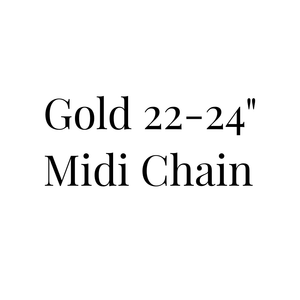 Gold 22-24" Midi Chain
