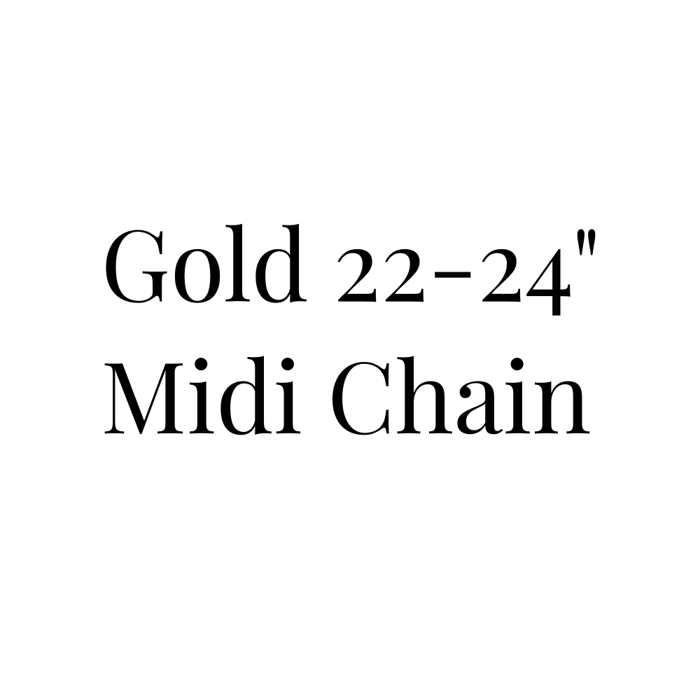 Gold 22-24" Midi Chain