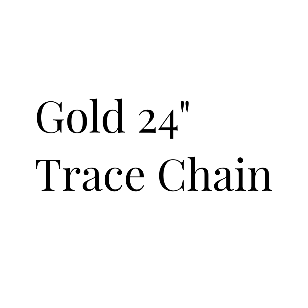 Gold 24" Trace Chain