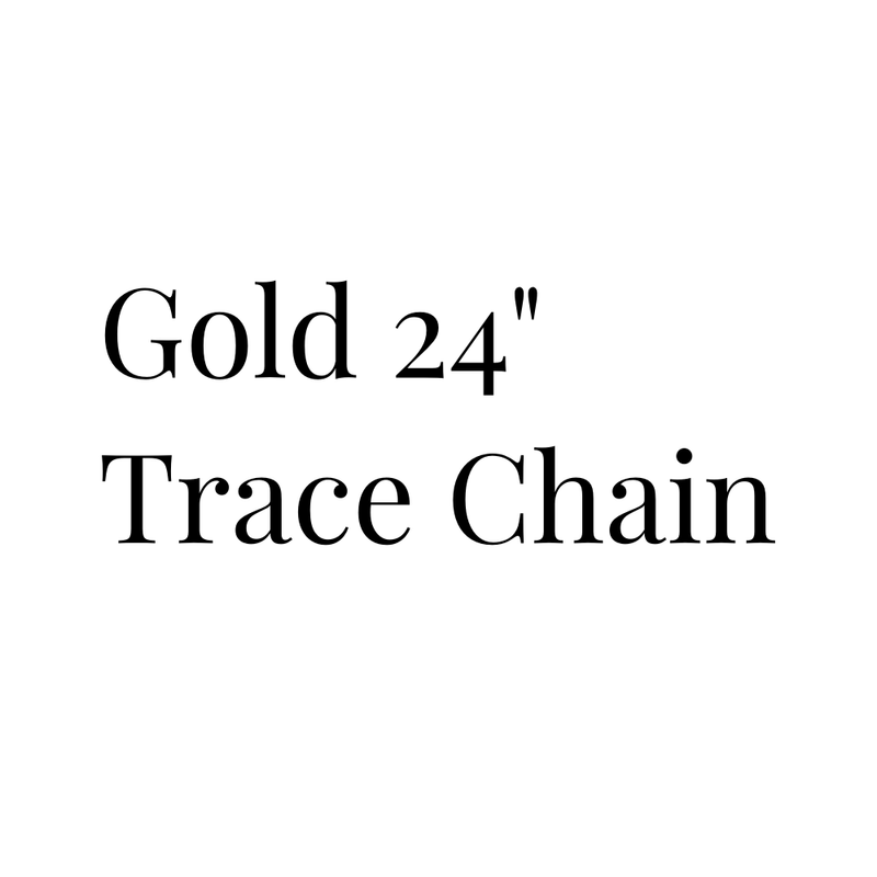 Gold 24" Trace Chain