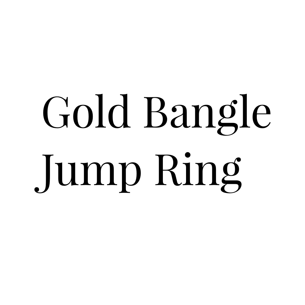 Gold Bangle Jump Ring