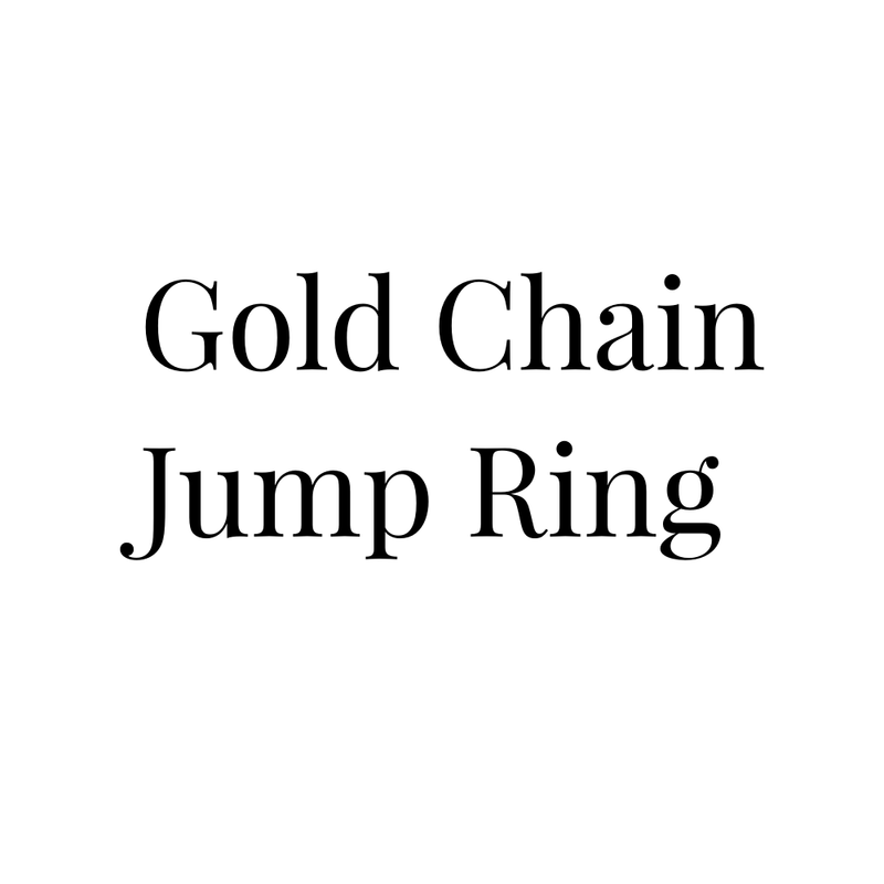 Gold Chain Jump Ring