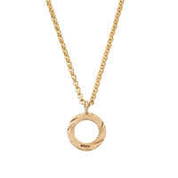 Gold 12 Diamond Maxi Forever Necklace