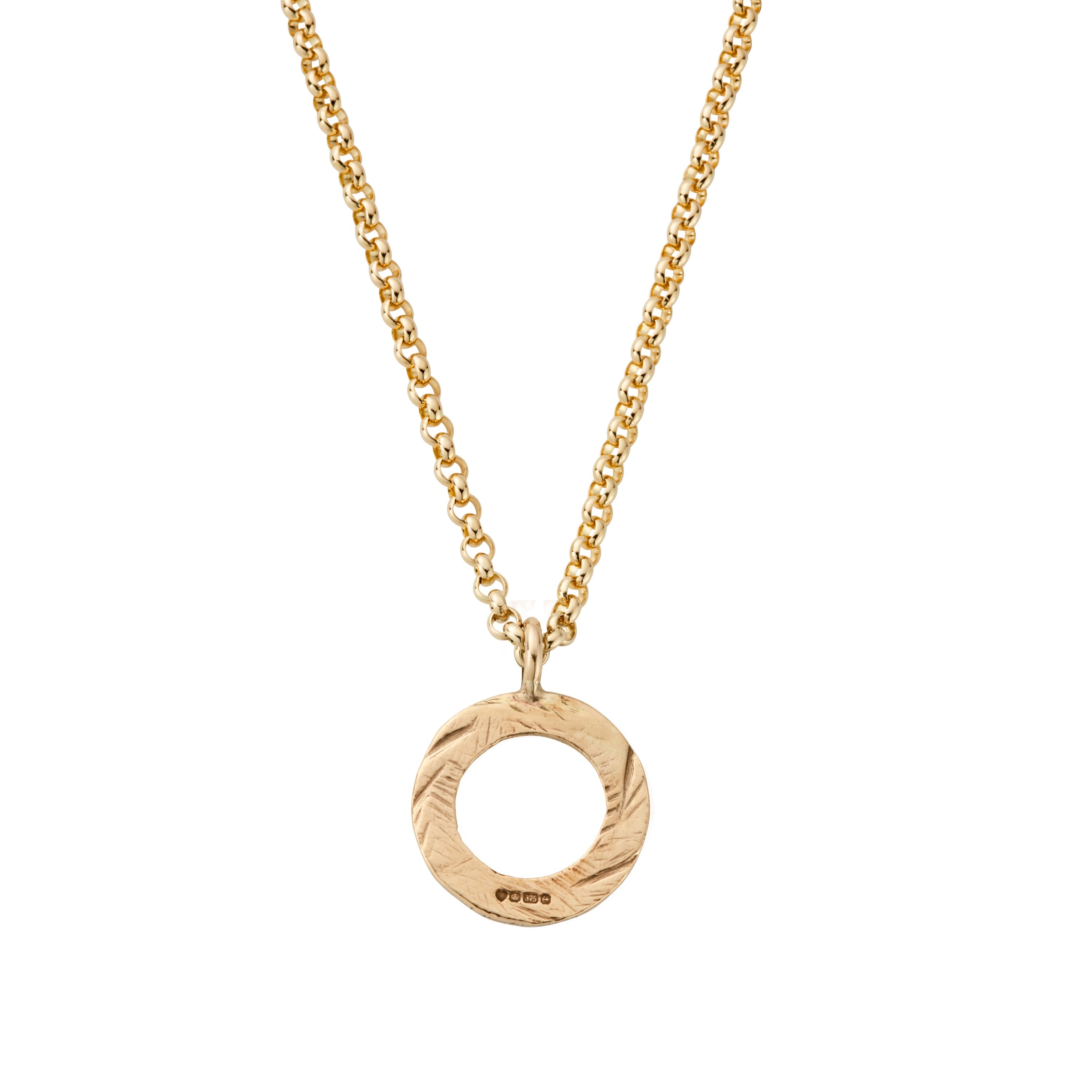 Gold 12 Diamond Maxi Forever Necklace