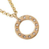 Gold 12 Diamond Maxi Forever Necklace