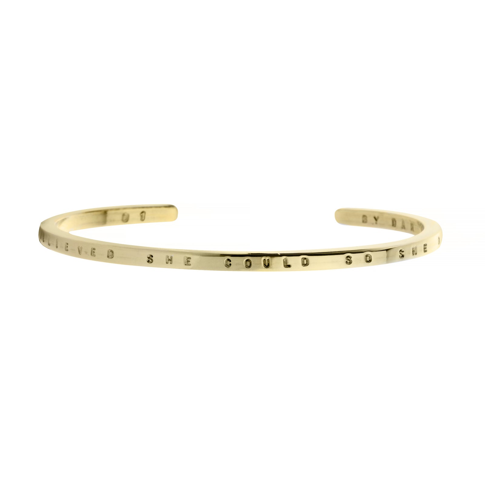 Limited Edition Gold Believe Bangle