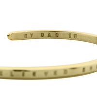 Limited Edition Gold Believe Bangle