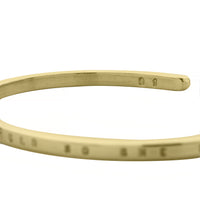 Limited Edition Gold Believe Bangle