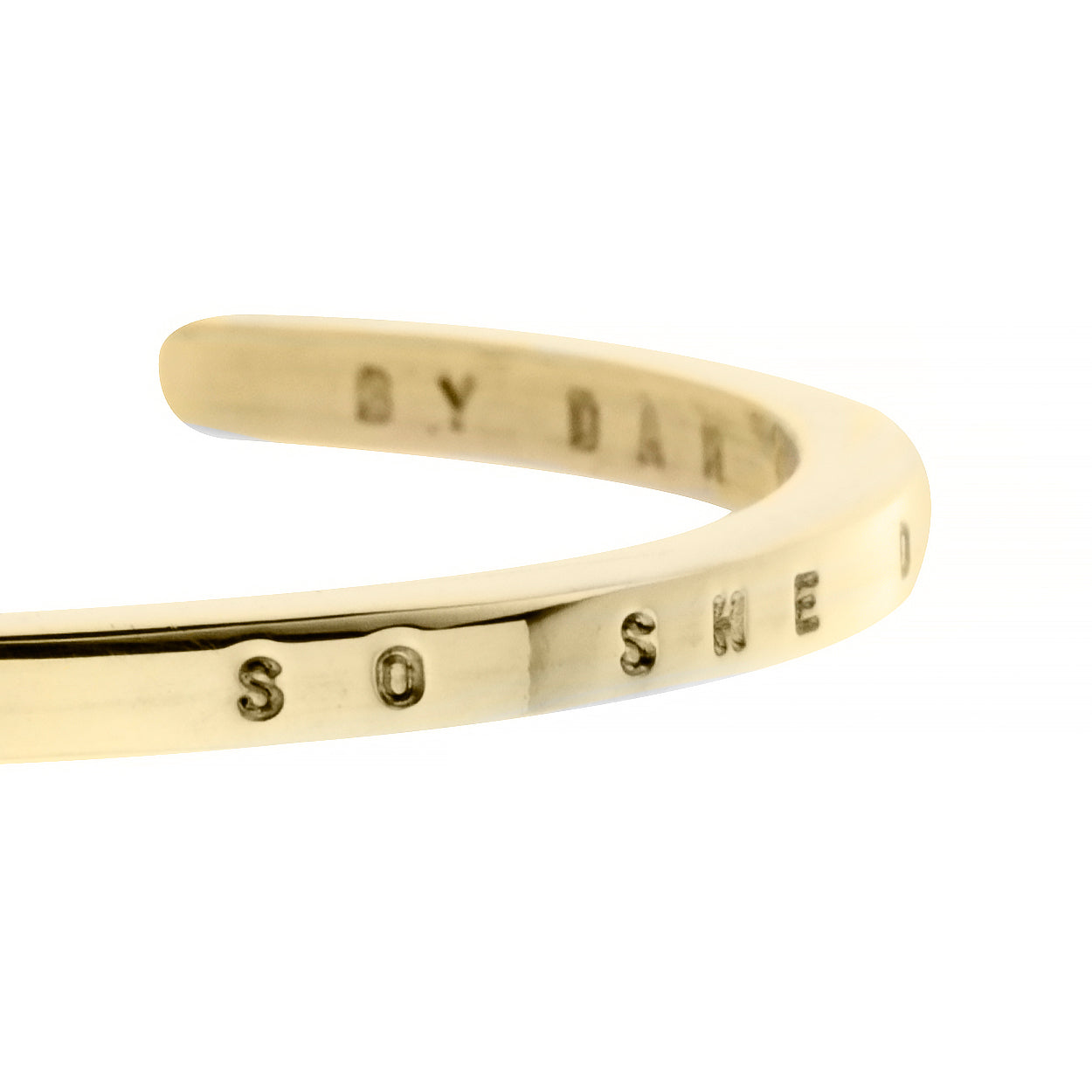 Limited Edition Gold Believe Bangle