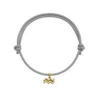 Gold Mini Aquarius Horoscope Sailing Rope
