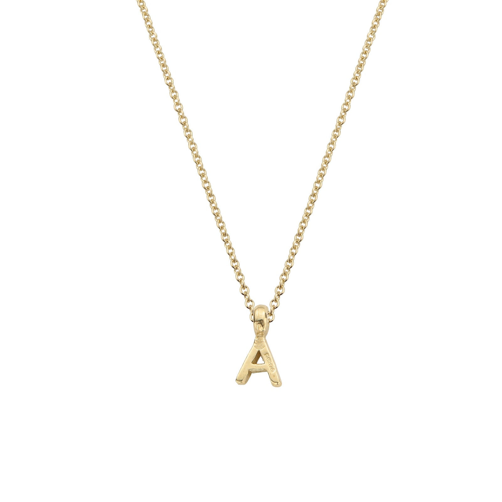 Child's Gold Mini Alphabet Necklace