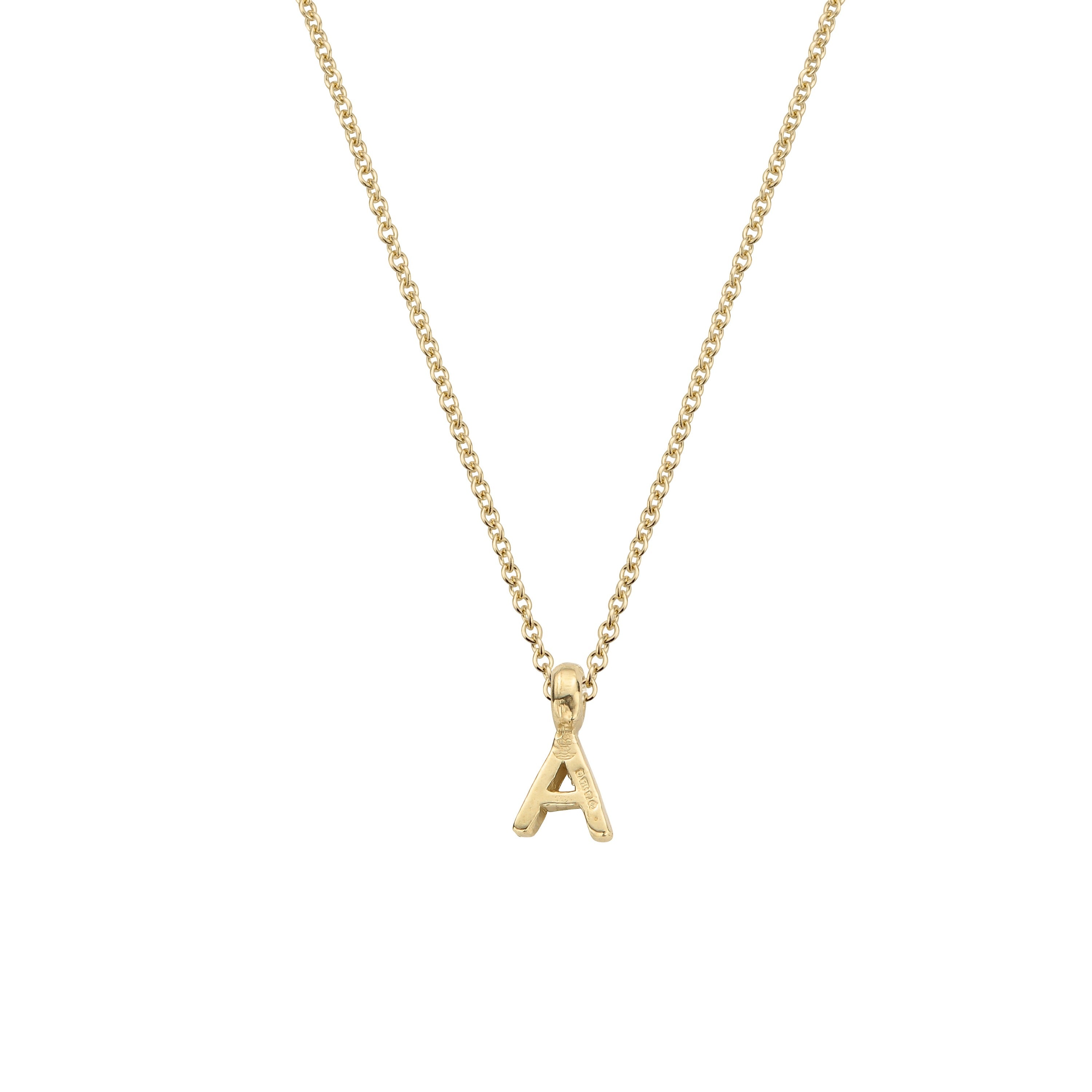 Child's Gold Mini Alphabet Necklace