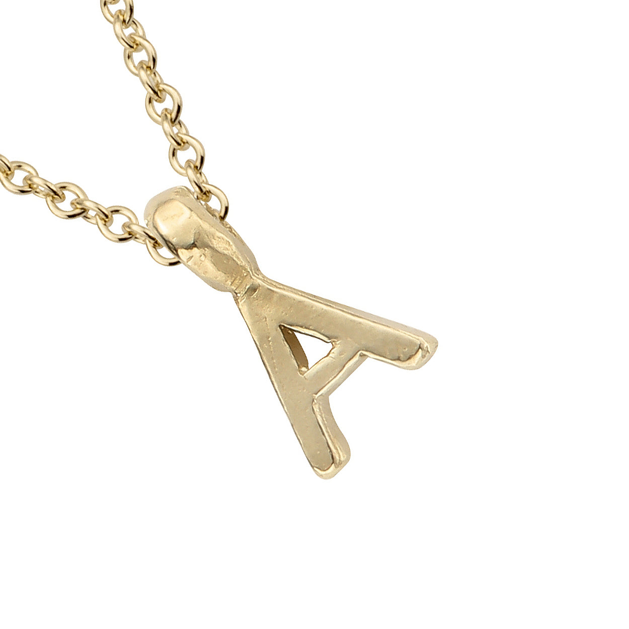 Child's Gold Mini Alphabet Necklace