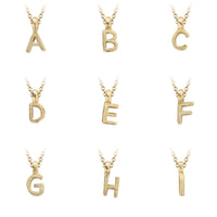 Child's Gold Mini Alphabet Necklace