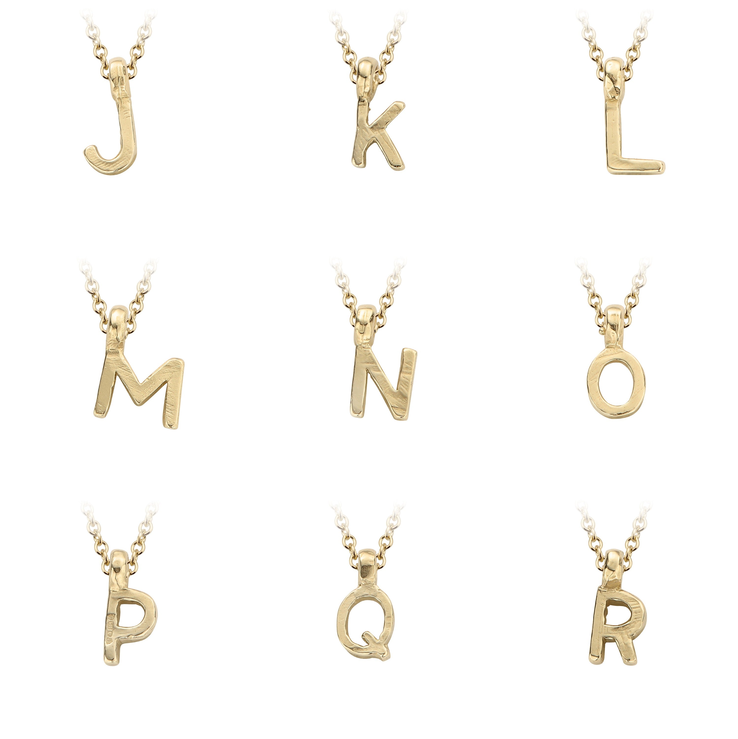 Child's Gold Mini Alphabet Necklace