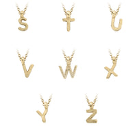 Child's Gold Mini Alphabet Necklace
