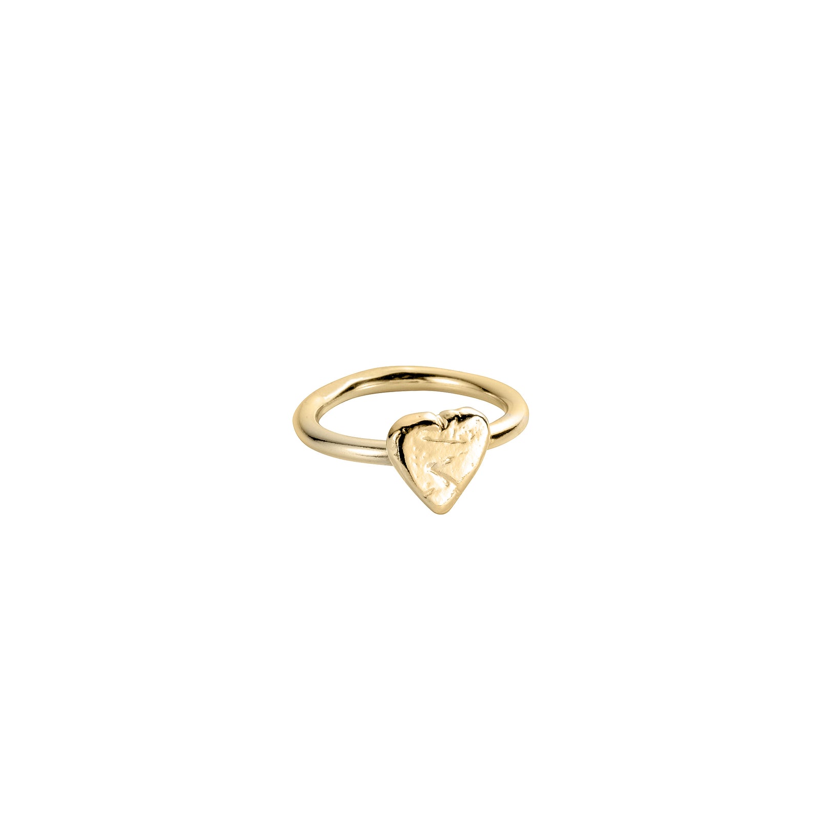 Gold Baby Heart Love Struck Ring