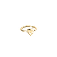 Gold Baby Heart Love Struck Ring