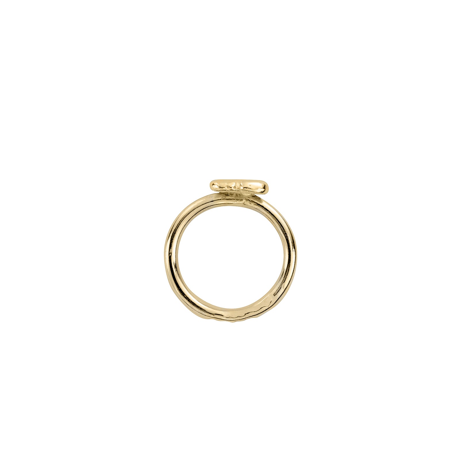 Gold Baby Heart Love Struck Ring