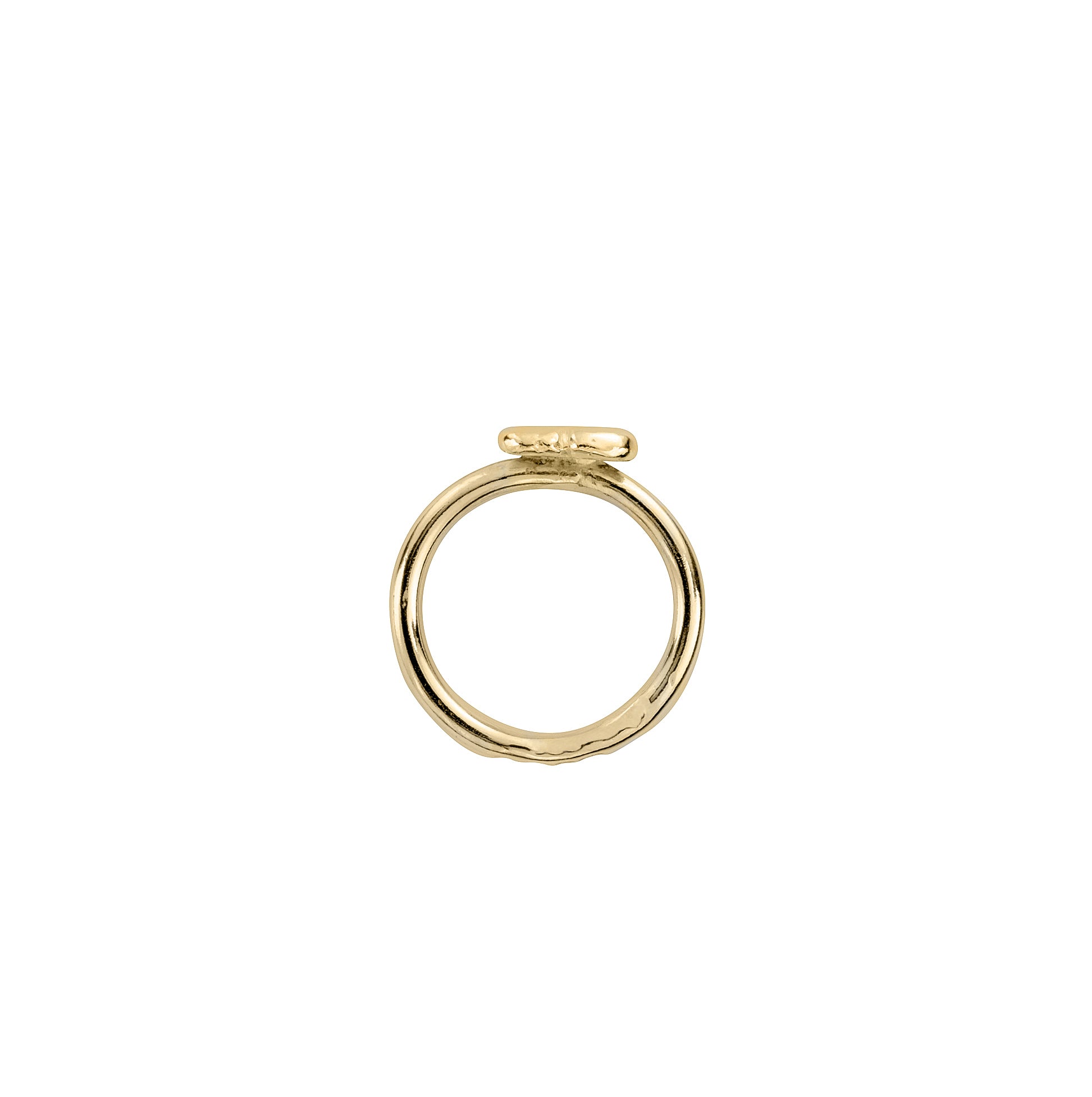 Gold Baby Heart Love Struck Ring
