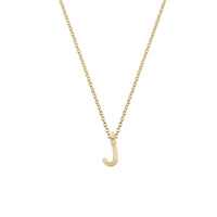 Gold Mini Alphabet Necklace