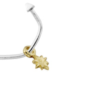 Maxi Cupid Hoops With Gold Baby North Star Charms