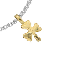 Silver & Gold Baby Shamrock Chain Bracelet