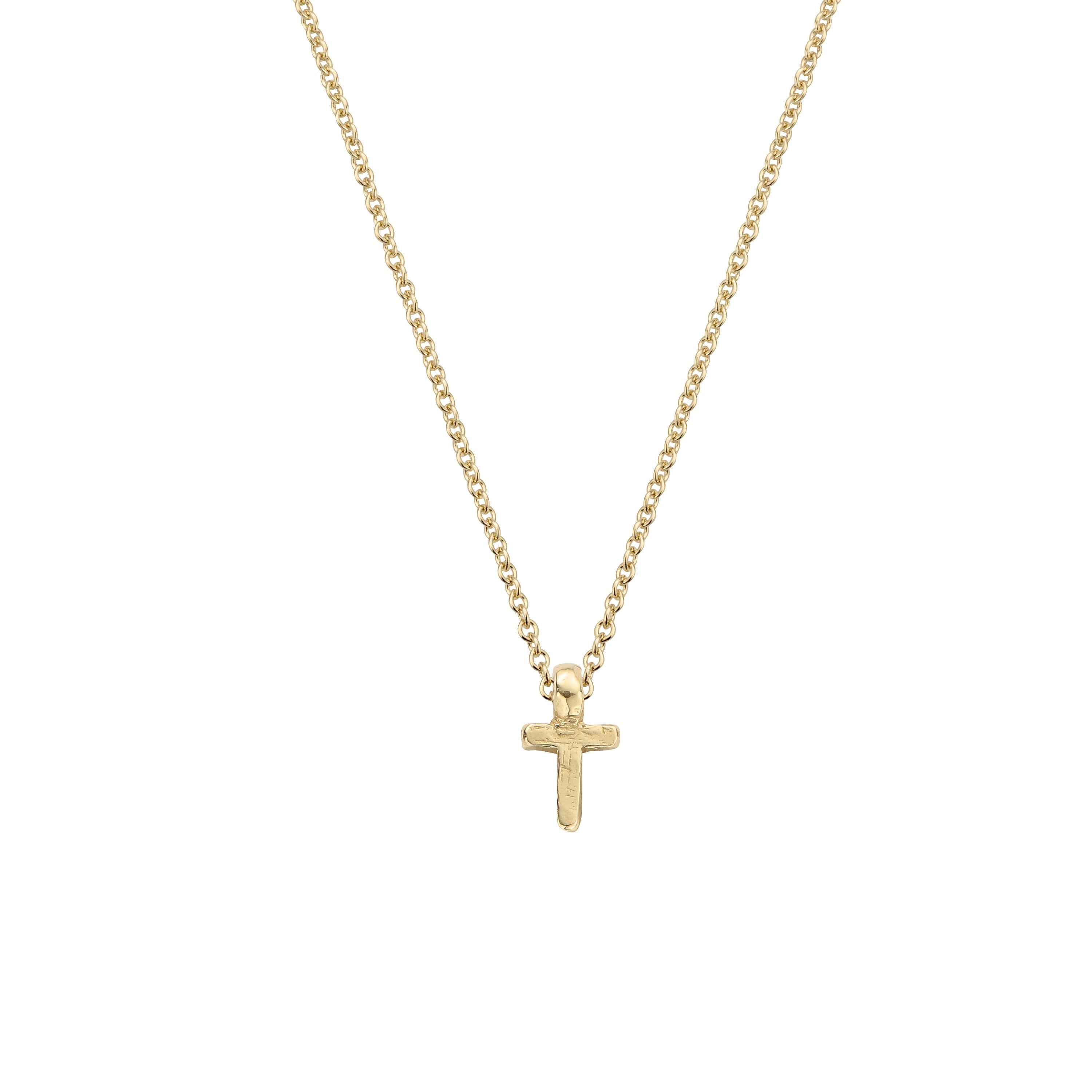 Gold Mini Alphabet Necklace