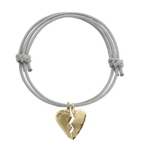 Gold Midi Best Friend Split Heart Sailing Rope