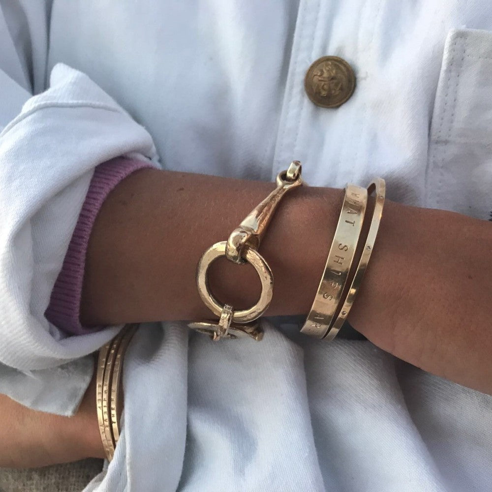 Gold Bit Bracelet