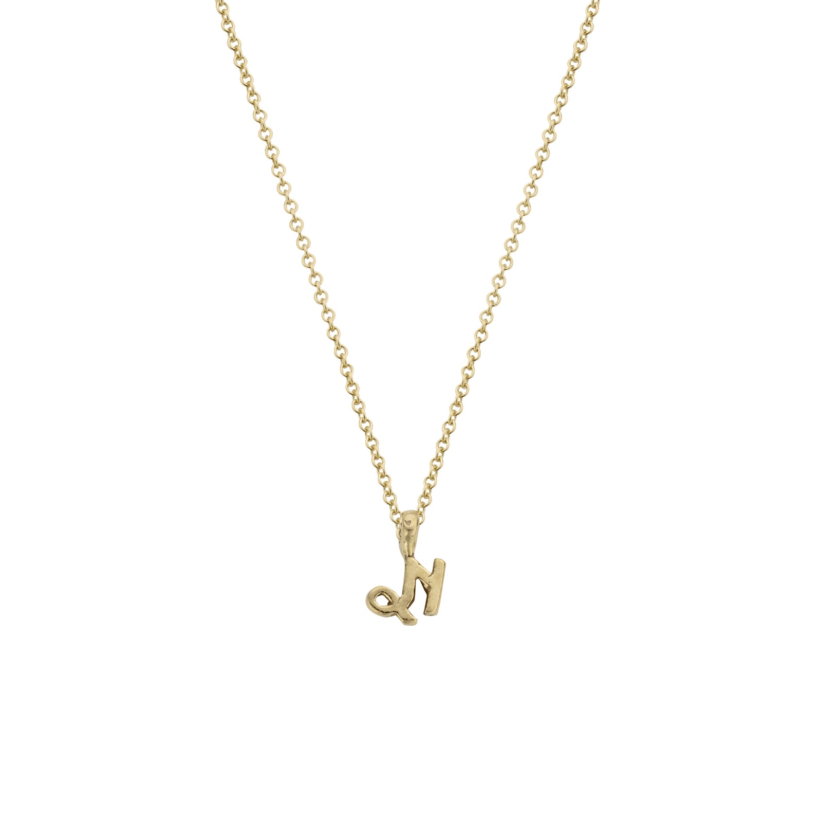 Gold Mini Capricorn Horoscope Necklace
