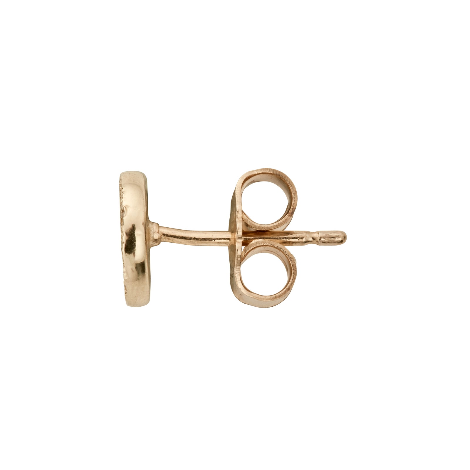 Gold Diamond Little Peace Single Ear Charm