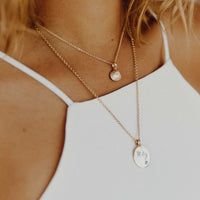 Personalised Gold Diamond Midnight Moon Necklace