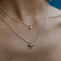 Gold Mini Diamond Necklace