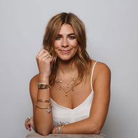 Gold Five Star Necklace