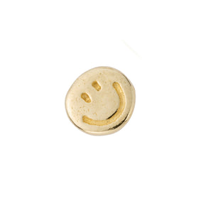 Gold Little Smiley Single Ear Charm