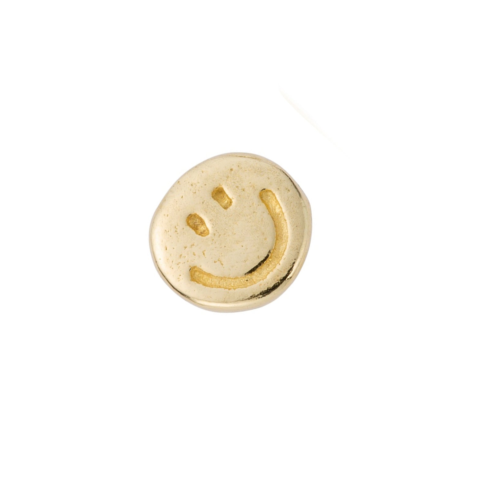 Gold Little Smiley Single Ear Charm