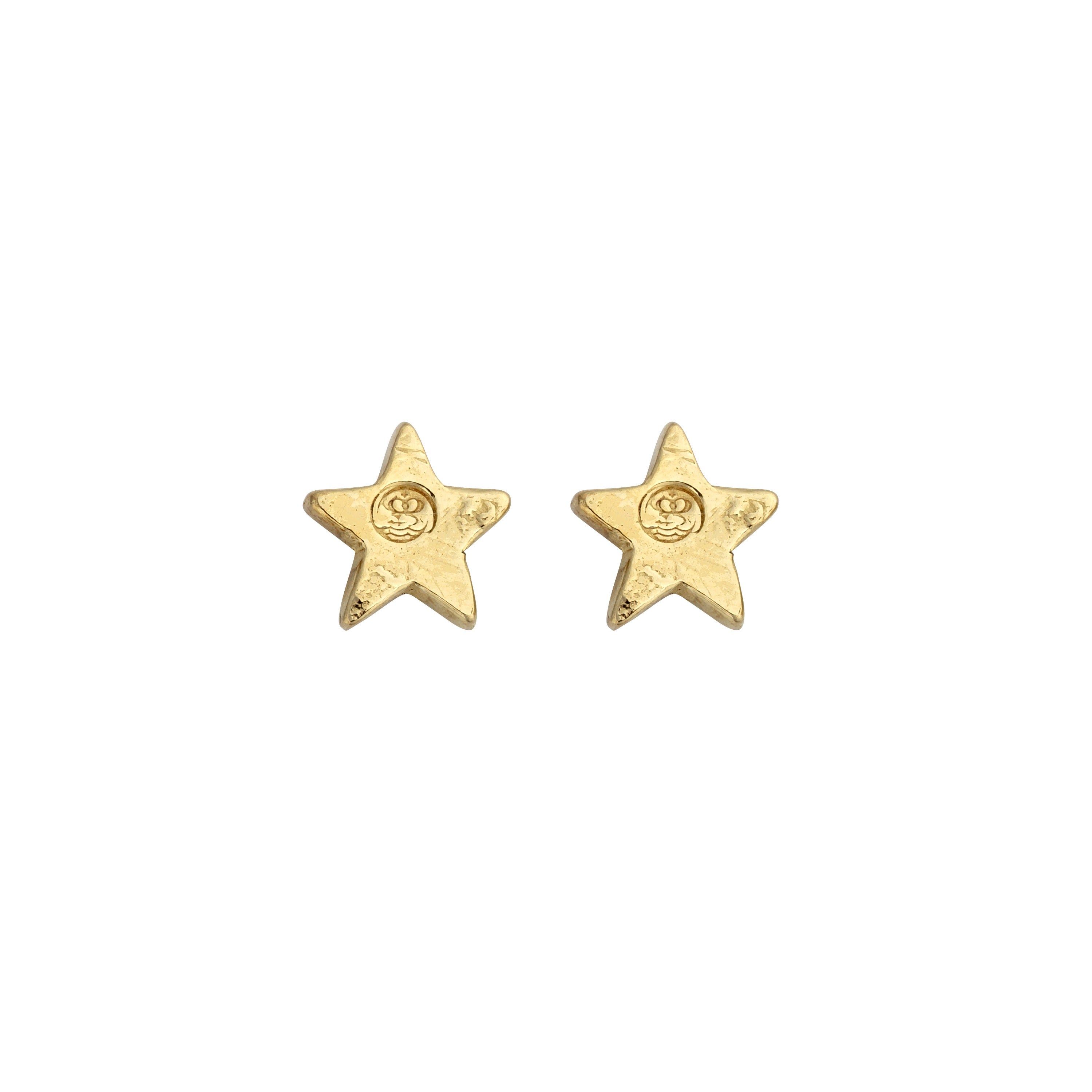 Gold Little Star Ear Charm Set