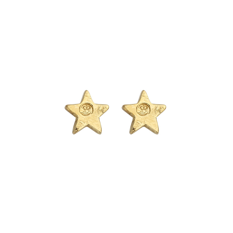 Gold Little Star Ear Charm Set